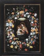 BRUEGHEL, Ambrosius Holy Virgin and Child oil painting artist